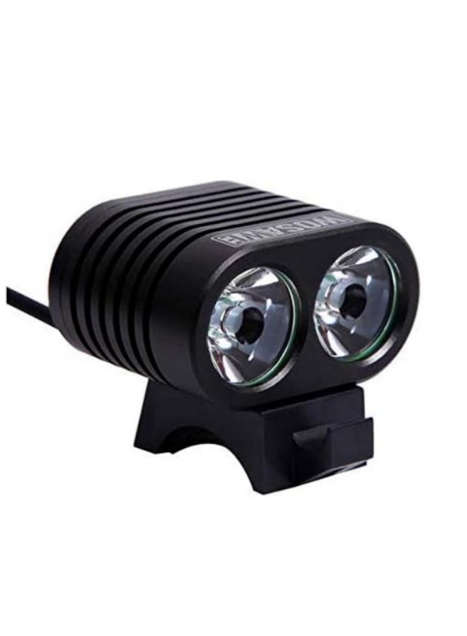 T6 Flashlight Bike Light 2400 Lumen Waterproof Bicycle Handlebar Front Light Super Bright CREE XMK LED Floodlighting Design for Night Cycling Safety Multiple Switch Modes - Image 1