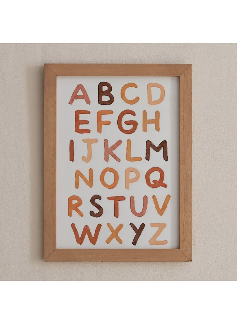Home Box Forresta Alphabets Wall Frame 40 x 2 x 30 cm  - Image 1