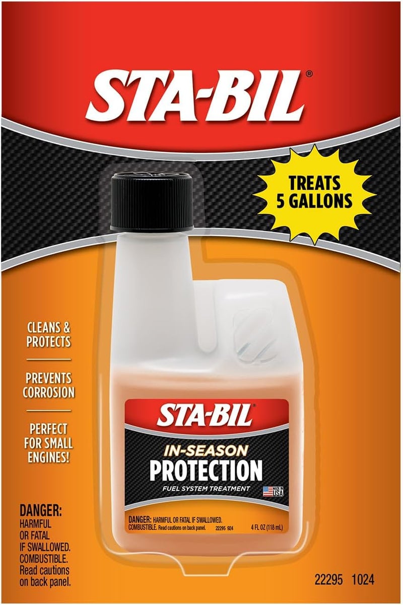 معالجة الإيثانول ومثبت الوقود 360 Protection - منظف نظام الوقود الكامل - منظف حاقن الوقود - يزيد من عدد الأميال لكل غالون - يحمي نظام الوقود - يعالج 5 غالونات - 4 أونصات سائلة (22295) - Image 1