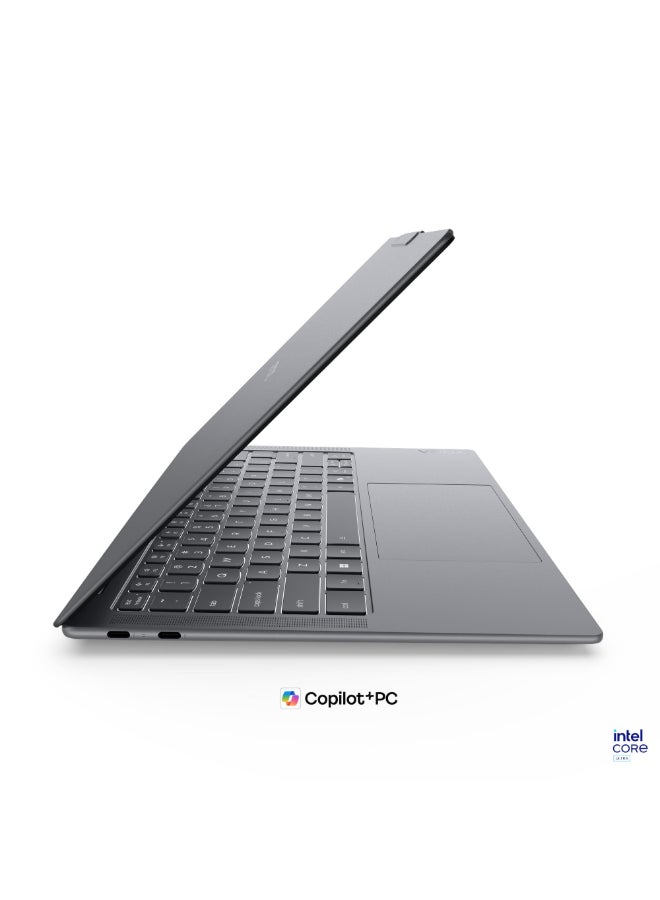 لينوفو Yoga Slim 7 14Ill11 Laptop With 14 Inch WUXGA (1920x1200) Display, Intel Core Ultra 5-226V Processor/16GB RAM DDR5/1TB SSD/Windows 11 Home/ English/Arabic Luna Grey - Image 3