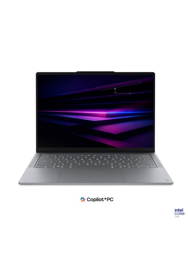 لينوفو Yoga Slim 7 14Ill11 Laptop With 14 Inch WUXGA (1920x1200) Display, Intel Core Ultra 5-226V Processor/16GB RAM DDR5/1TB SSD/Windows 11 Home/ English/Arabic Luna Grey - Image 1