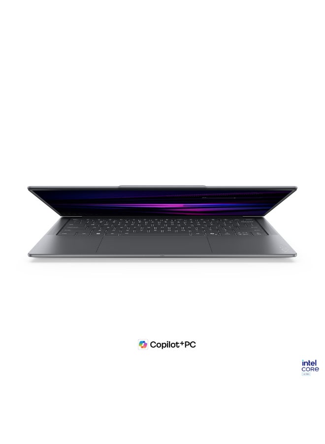 لينوفو Yoga Slim 7 14Ill11 Laptop With 14 Inch WUXGA (1920x1200) Display, Intel Core Ultra 5-226V Processor/16GB RAM DDR5/1TB SSD/Windows 11 Home/ English/Arabic Luna Grey - Image 4
