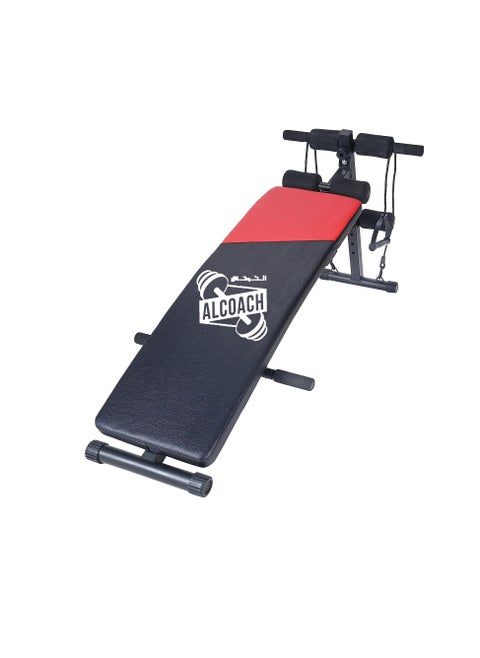 Adjustable fitness bench for abdominal exercises and fitness with Dumbbell