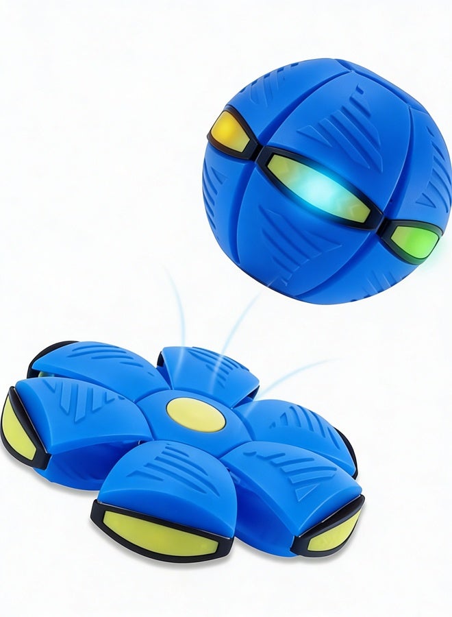 Magic Metaball, Children's Bouncing Ball, Magic Flying Saucer Interactive Pop-Up Transform Toy, Parent-Child Interaction Red and Blue Bouncy Ball, Delay Frisbee Flying Disc Toy ﻿ - Image 1