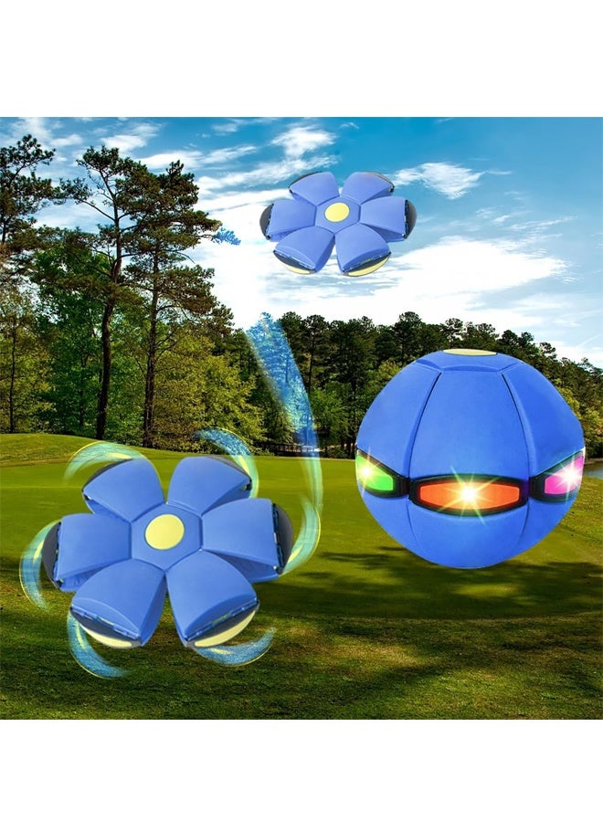 Magic Metaball, Children's Bouncing Ball, Magic Flying Saucer Interactive Pop-Up Transform Toy, Parent-Child Interaction Red and Blue Bouncy Ball, Delay Frisbee Flying Disc Toy ﻿ - Image 5