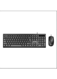 AC101 Wired Keyboard and 1200 DPI Optical Mouse Set