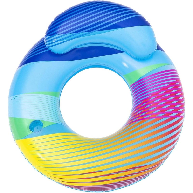 بست واي عوامة بمسند مع اضواء 118x117 قابلة للنفخ - 43252 - Image 2