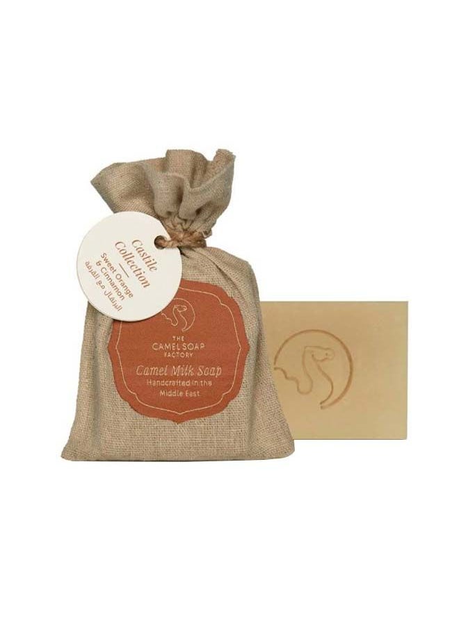 The Camel Soap Factory The Camel Soap Factory Milk Soap - Sweet Orange & Cinnamon 95G 