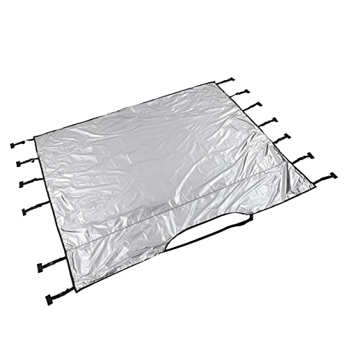 Akozon HeavyDuty Universal Black Oxford Cloth Front Towing Cover Protector with Adjustable Straps and Reflective LED Lights for Enhanced Visibility Akozonhr1b7w6n9x - Image 1