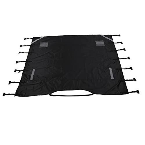 Akozon HeavyDuty Universal Black Oxford Cloth Front Towing Cover Protector with Adjustable Straps and Reflective LED Lights for Enhanced Visibility Akozonhr1b7w6n9x - Image 3