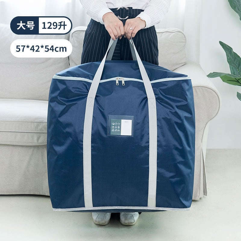 Large Moisture-Proof Storage Bag for Clothes Large navy blue