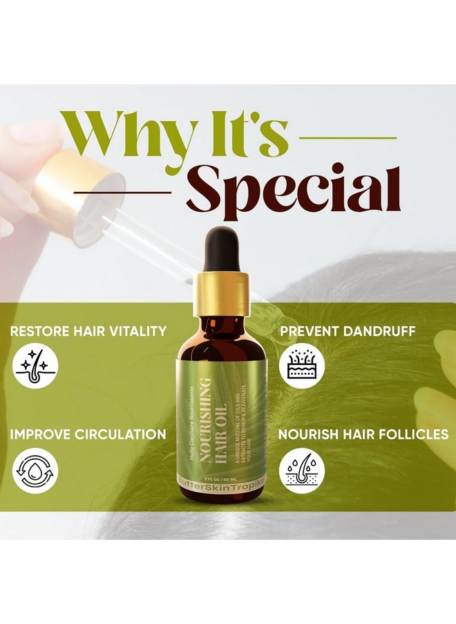 ButterSkinTropika Utterskintropika Nourishing Hair Oilpea Protein Papaya Guava Seed & Pumpkin Seed Oils Algae And More To Provide Optimal Nourishment For Damaged Or Dry Hair Condition Control Frizz Stimulate Follicles  - Image 5