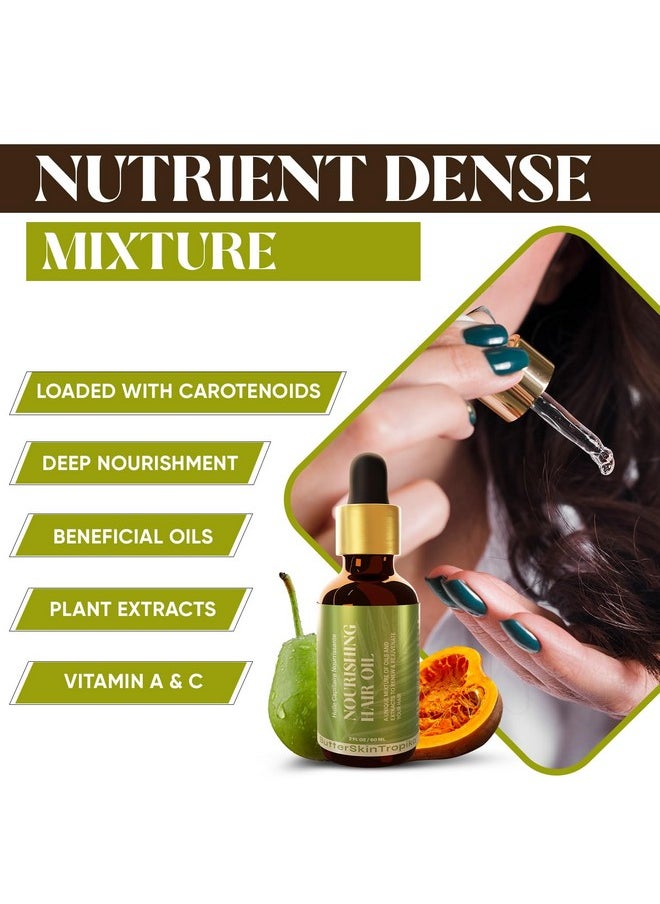 ButterSkinTropika Utterskintropika Nourishing Hair Oilpea Protein Papaya Guava Seed & Pumpkin Seed Oils Algae And More To Provide Optimal Nourishment For Damaged Or Dry Hair Condition Control Frizz Stimulate Follicles  - Image 4