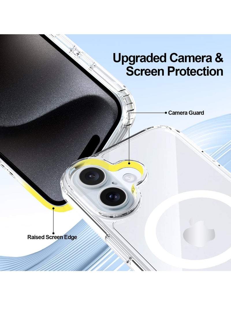 iPhone 16 Case Cover 6.1 inch Clear Magsafe Shockproof Anti-Scratch Slim Thin Magnetic Case for Apple iPhone 16 - Image 5