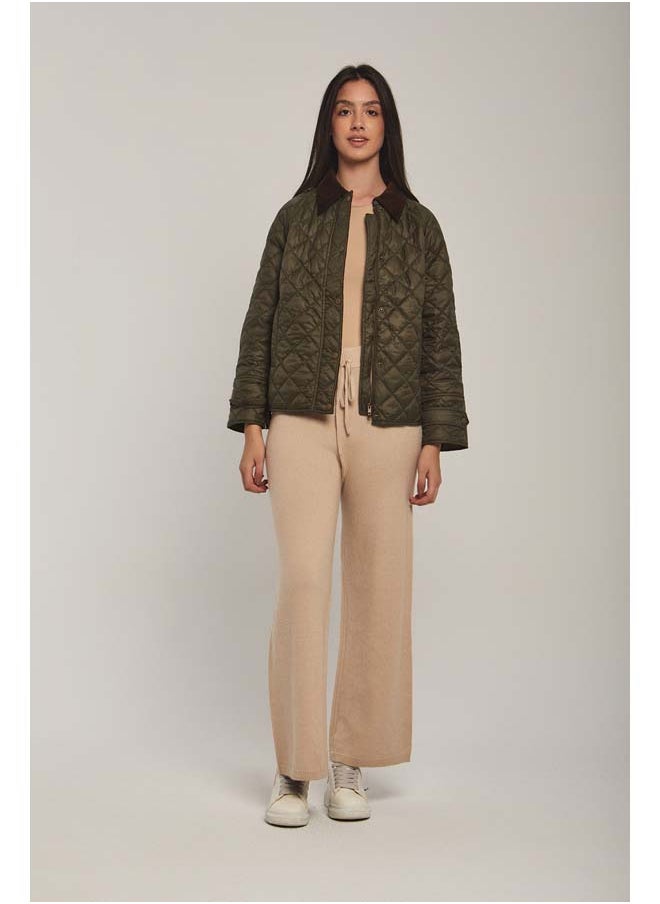Dare - Fancy Wide Leg Flat Knit Pants - Image 1