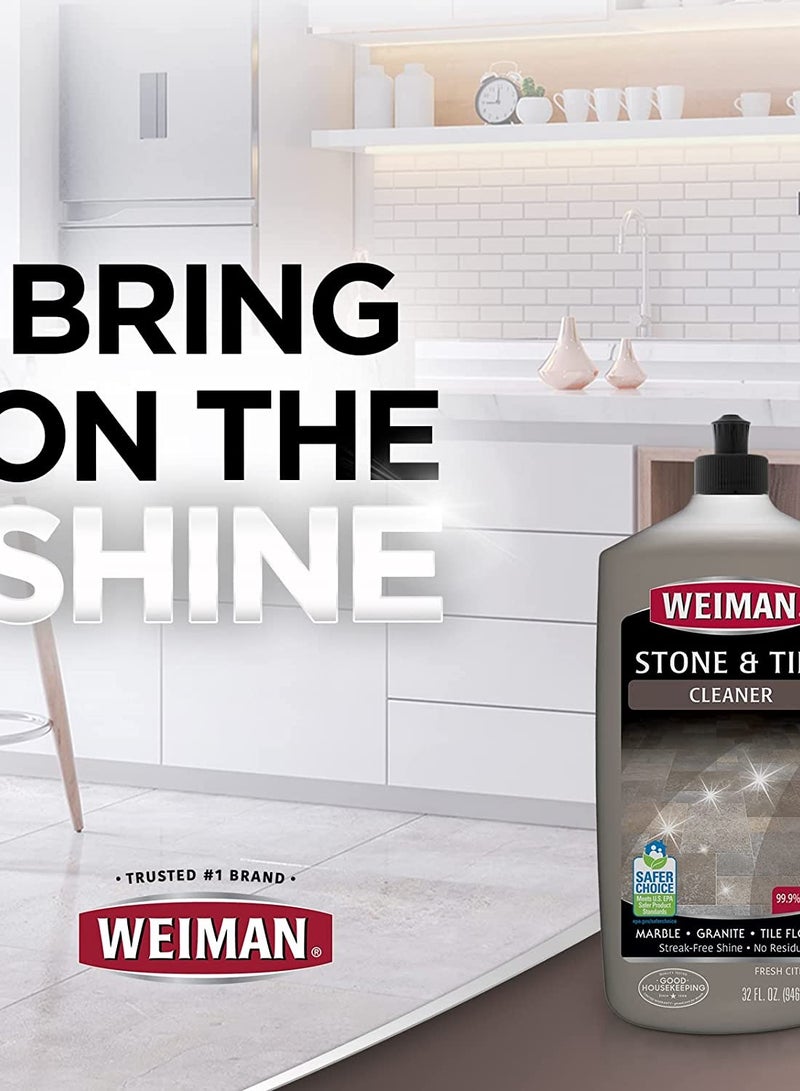 Weiman Stone Tile and Laminate Cleaner 32 Ounce Professional Tile Marble Granite Limestone and More Stone Floor Surface Cleaner