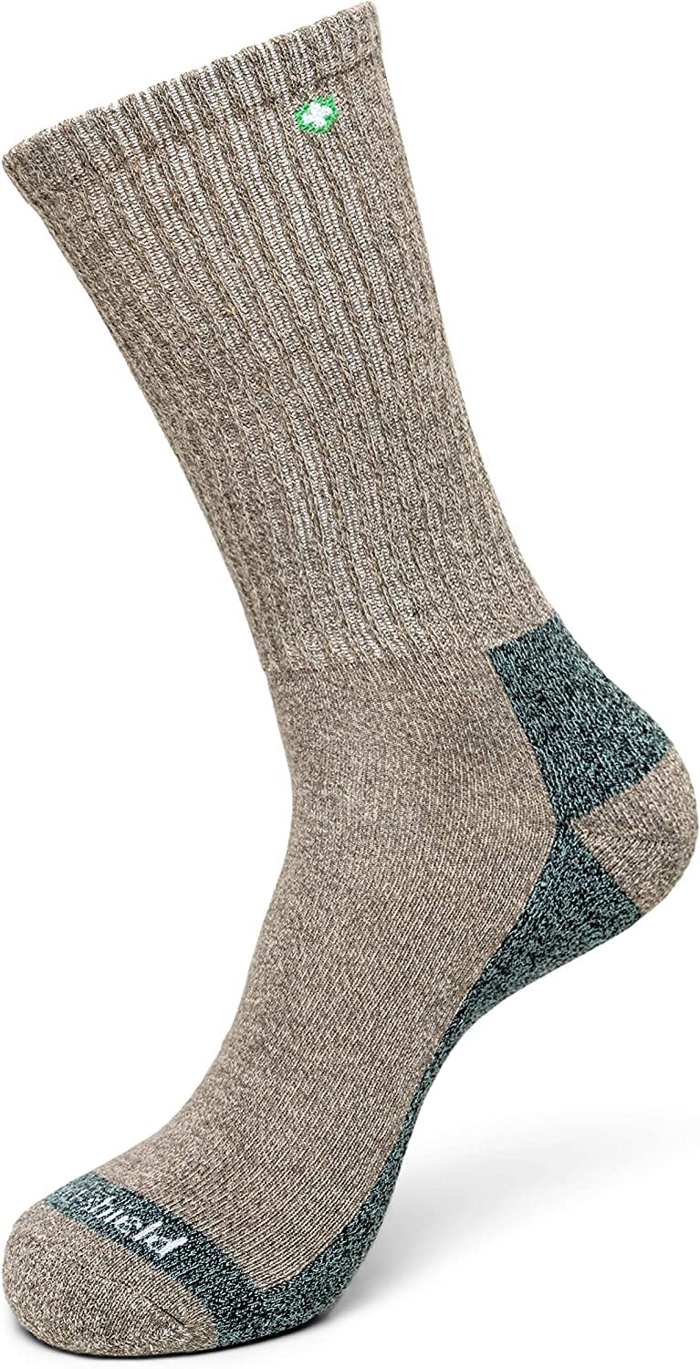Insect Shield Lightweight Hiking Socks With Permethrin Bug Repellant - Protective Clothing for Men & Women, Khaki, Medium - Image 1