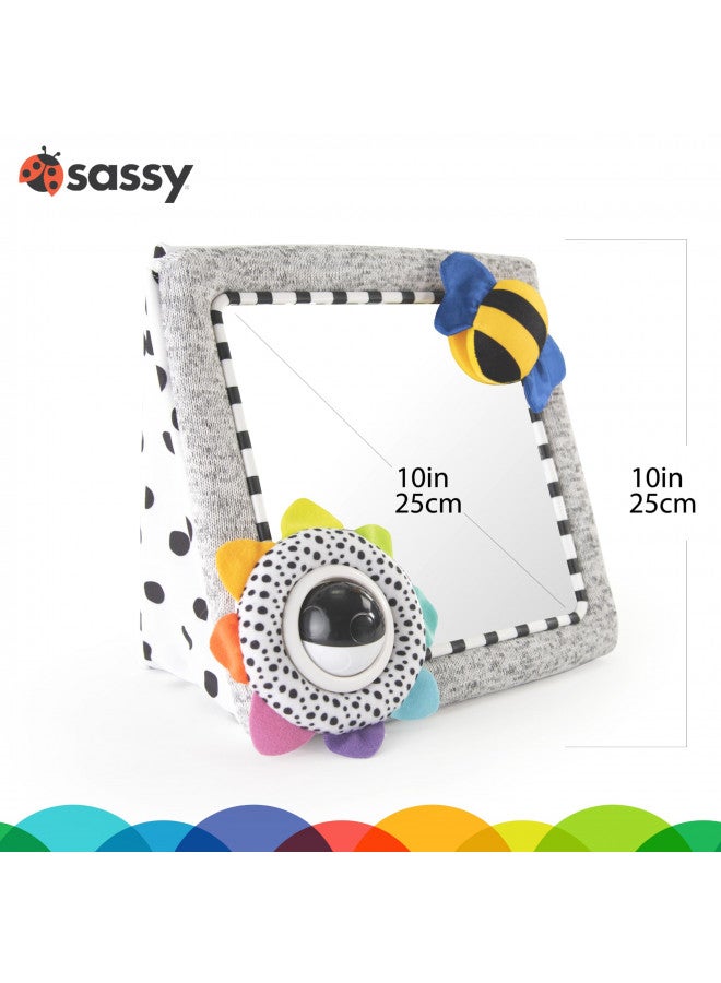 Sassy مرآة الأرضية لرؤية البطن الجذابة للأطفال من عمر 0 شهور فما فوق (80928) - Image 2