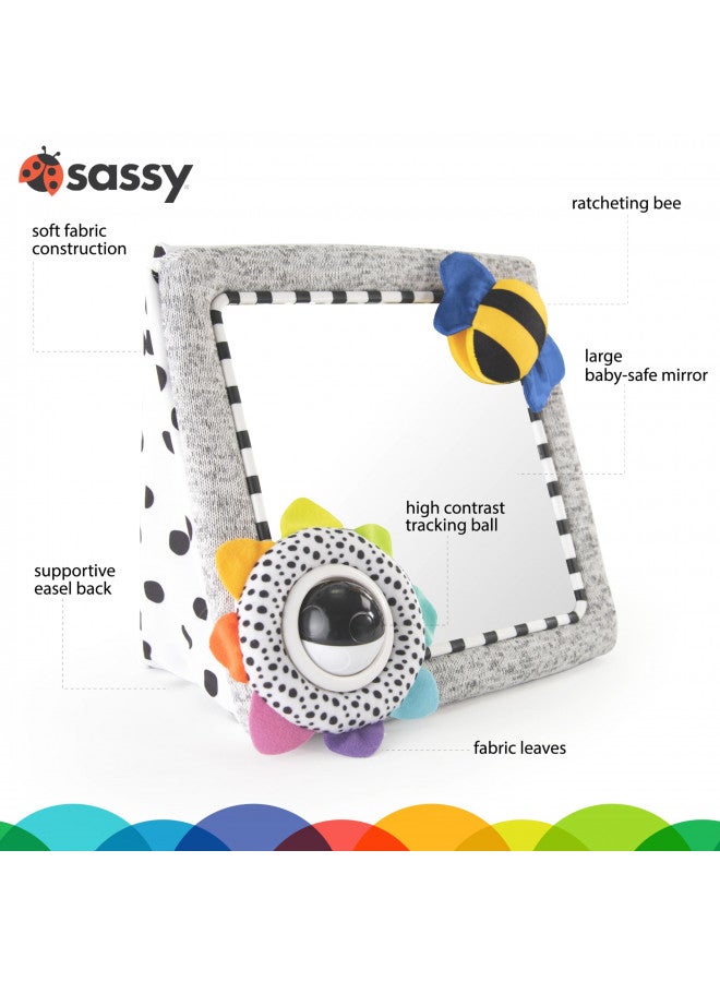 Sassy مرآة الأرضية لرؤية البطن الجذابة للأطفال من عمر 0 شهور فما فوق (80928) - Image 3