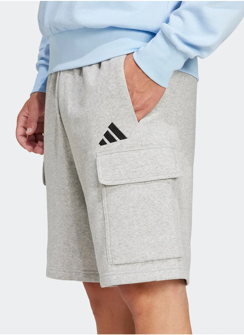 Adidas Essential Feel Cozy Fleece Cargo Shorts