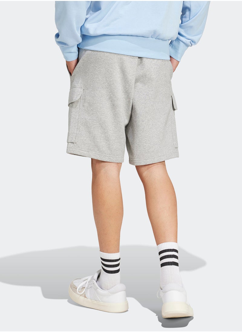 Adidas - Essential Feel Cozy Fleece Cargo Shorts - Image 1