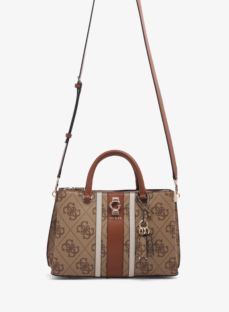 GUESS Erenia Girlfriend Satchel Bag - Image 1