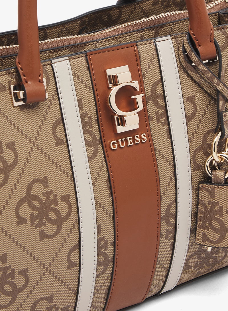 GUESS Erenia Girlfriend Satchel Bag - Image 4