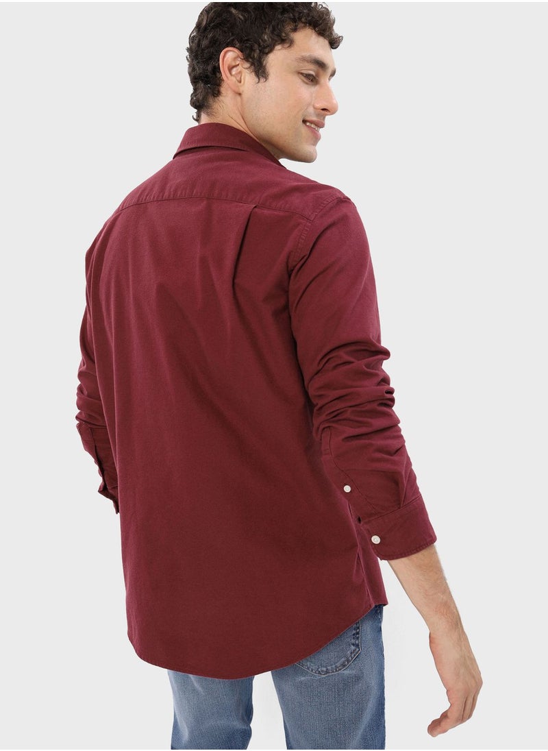 American Eagle - Pocket Detail Button Down Shirt - Image 1