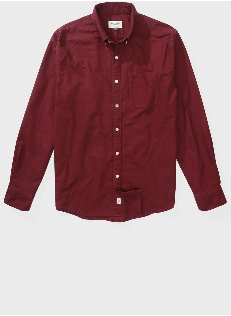 American Eagle - Pocket Detail Button Down Shirt - Image 1