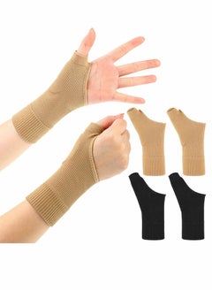 KASTWAVE Arthritis Compression Gloves,reathable Wrist Support Brace Fingerless Glove with Gel Thumb Injury Pads,Comfortable Carpal Tunnel Sleeve for Hand Wrist Joint...  - Image 1