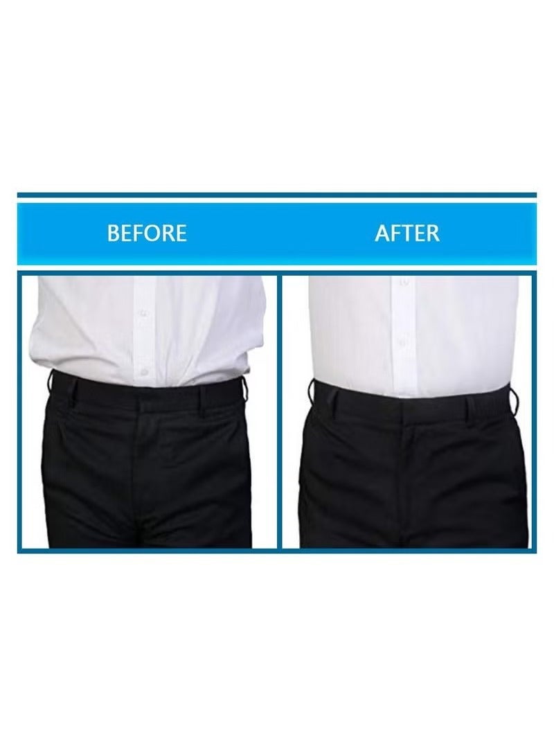 Mens Shirt Stays Shirt Holder Straps Non-slip Locking Clamps Clips - Image 3
