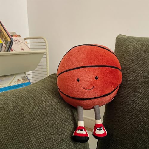 MUALML Cute Basketball Stuffed Animal Funny Basketball Gift Soft Ball Plush with Legs Adorable Sports Throw Pillow for Boys Girls Room Decor - Image 5