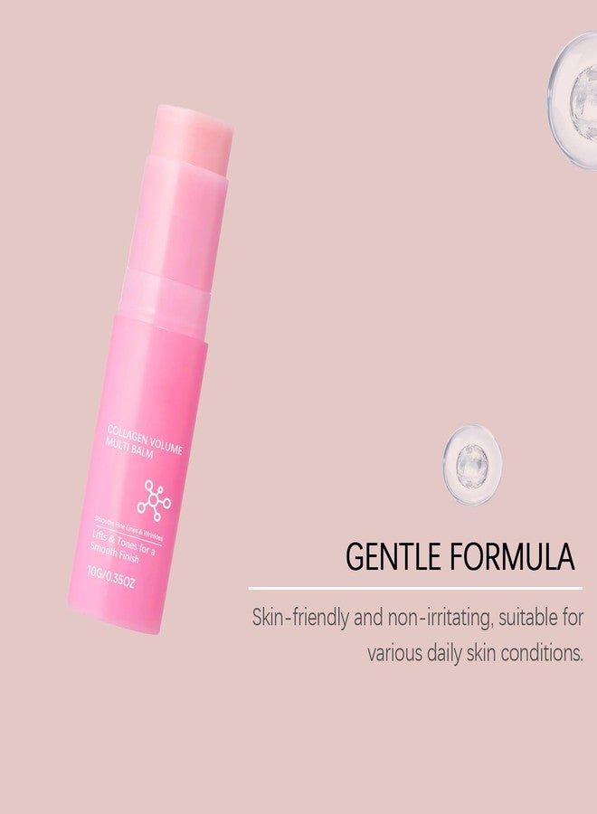 Yooyee Pink Collagen Volume Multi Balm Stick, Firming and Moisturizing, Brightening Skin Tone for Eye Area, Neck & Forehead | 0.35 OZ - Image 5