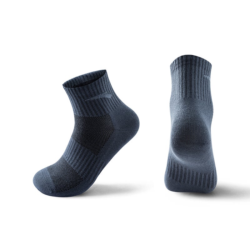 ANTA Cotton Performance Socks | Unisex Breathable Mid-Crew Socks/32S Combed Cotton · Breathable Comfort · Durable Support - Image 1