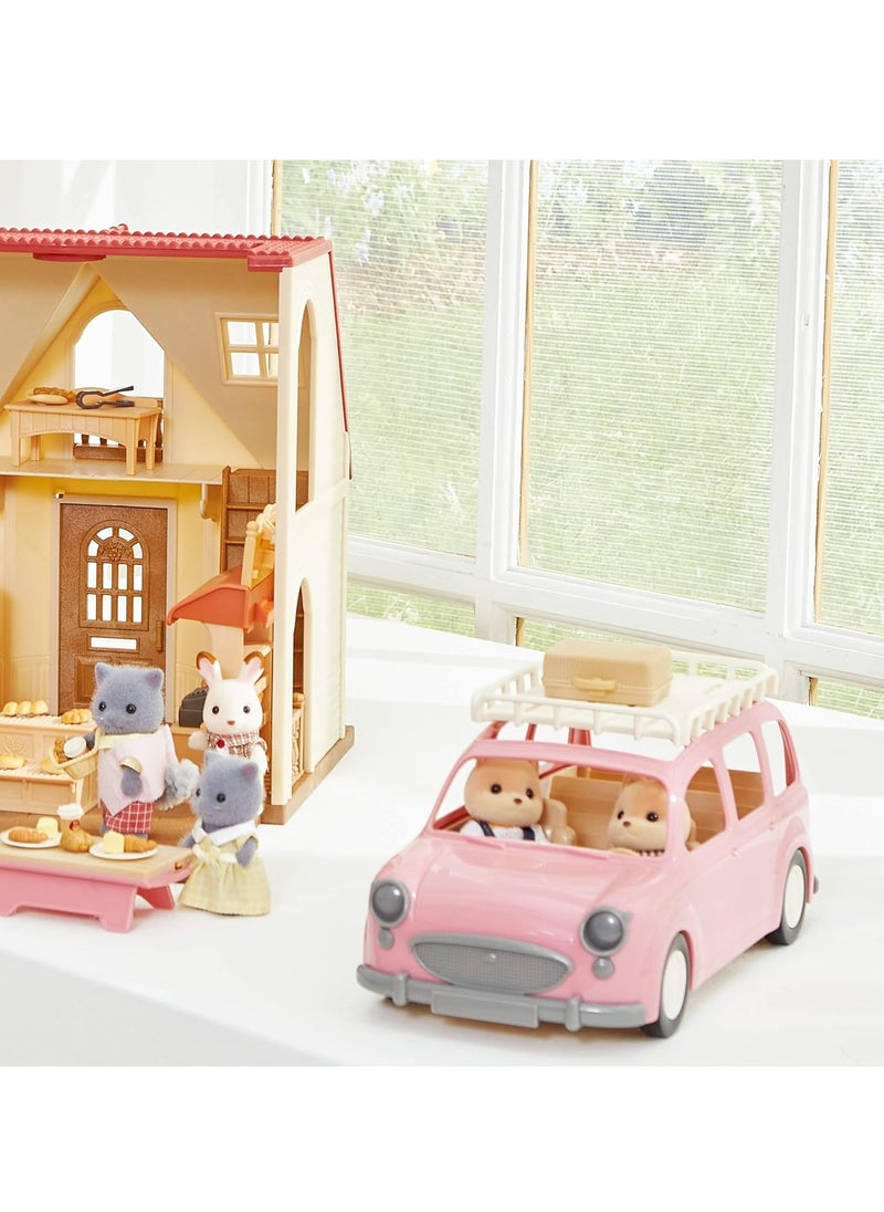 Sylvanian Families - Family Picnic Van Playset - Doll Family Picnic Set with Van and Outdoor Accessories - Image 1