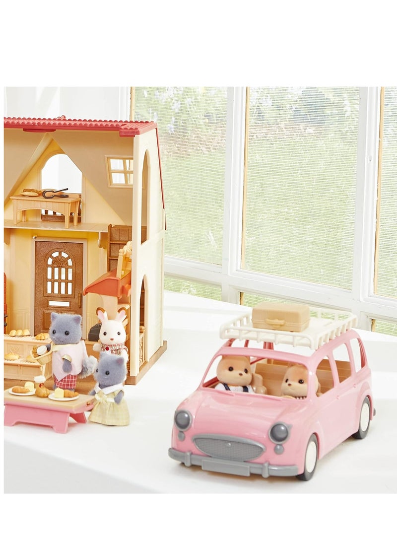 Sylvanian Families - Family Picnic Van Playset - Doll Family Picnic Set with Van and Outdoor Accessories - Image 1