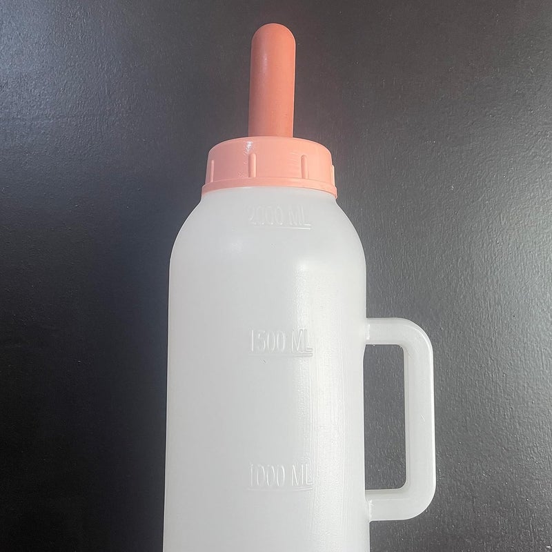 Bethlehem Heavy Duty Calf Milk Feeding Bottle with Food Grade Nipple 2 Litre | Durable Plastic Feeding Bottle for Calves, Lambs, Goats | Easy to Clean & Long-Lasting - Image 4