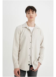 DeFacto Man Woven Slim Fit Long Sleeve Shirt  - Image 5