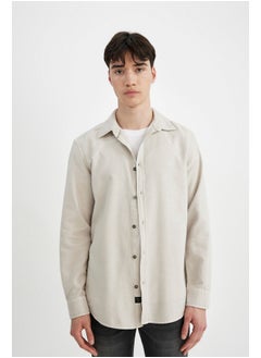 DeFacto Man Woven Slim Fit Long Sleeve Shirt  - Image 4