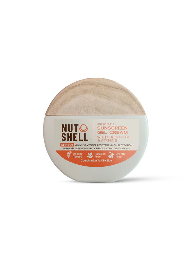 NUT SHELL Sunscreen Cream Gel 50 ml Coconut & Vitamin E