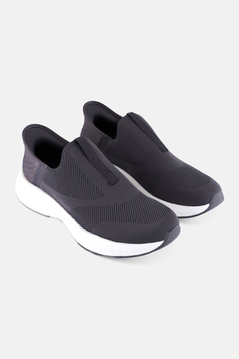 RBX Men Slip On Training Shoes, Grey - Image 1