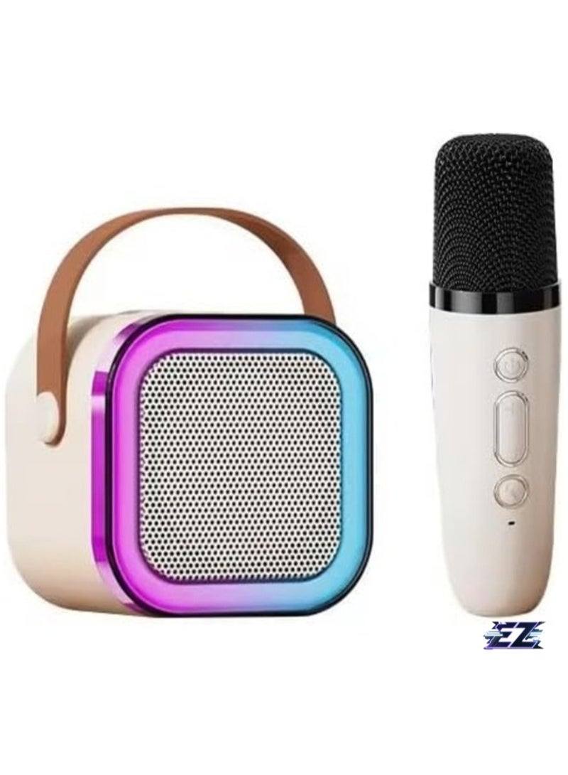 ELTRAZONE "Kids Karaoke Machine with Bluetooth Speaker & Wireless Microphone – Mini Karaoke System with Pre-Loaded Songs, RGB LED Lights, Music Player for 3-10 Year Olds" - Image 1