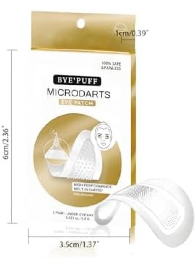 EELHOE MICRODARTS EYE PATCH Microneedle Eye Patches for Dark Circles and Puffy Eyes, Anti-Wrinkle Under Eye Treatment with Deep Hydration and Brightening, Day and Night Use for All Skin Types - Image 2