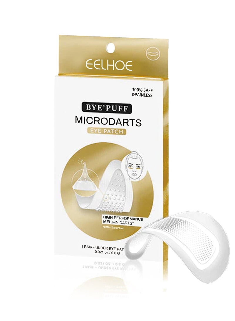 EELHOE MICRODARTS EYE PATCH Microneedle Eye Patches for Dark Circles and Puffy Eyes, Anti-Wrinkle Under Eye Treatment with Deep Hydration and Brightening, Day and Night Use for All Skin Types - Image 1
