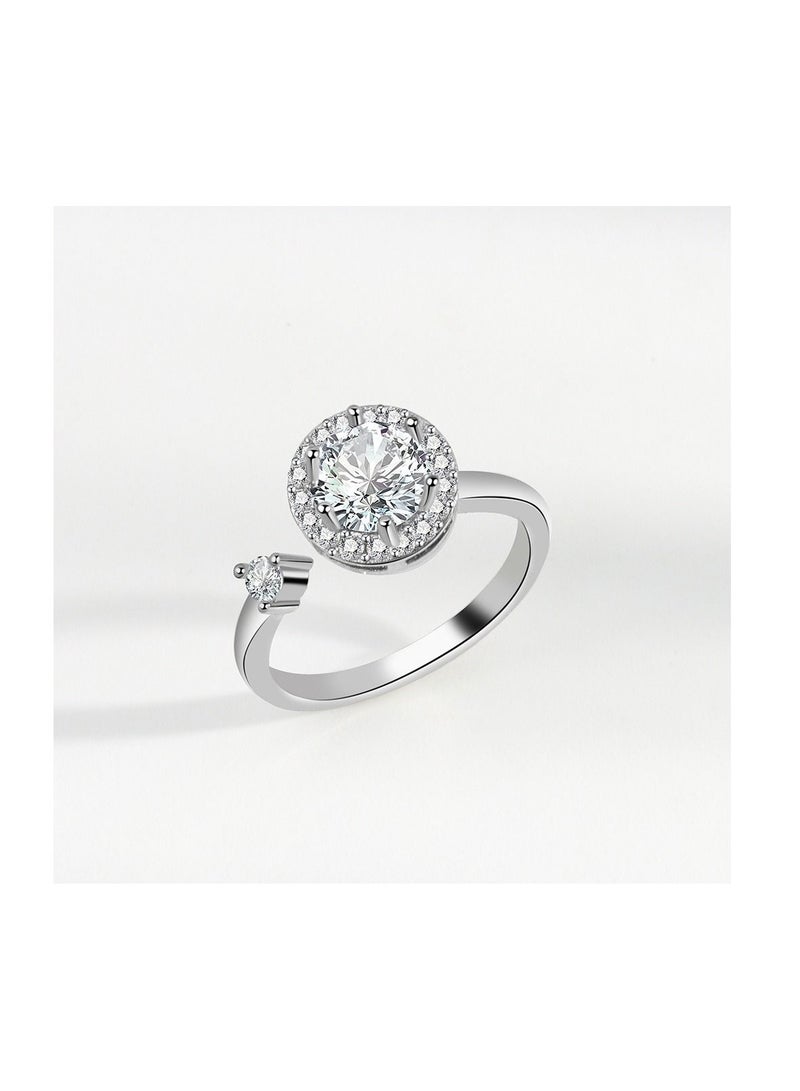 Rotating Decompressed Zircon Ring