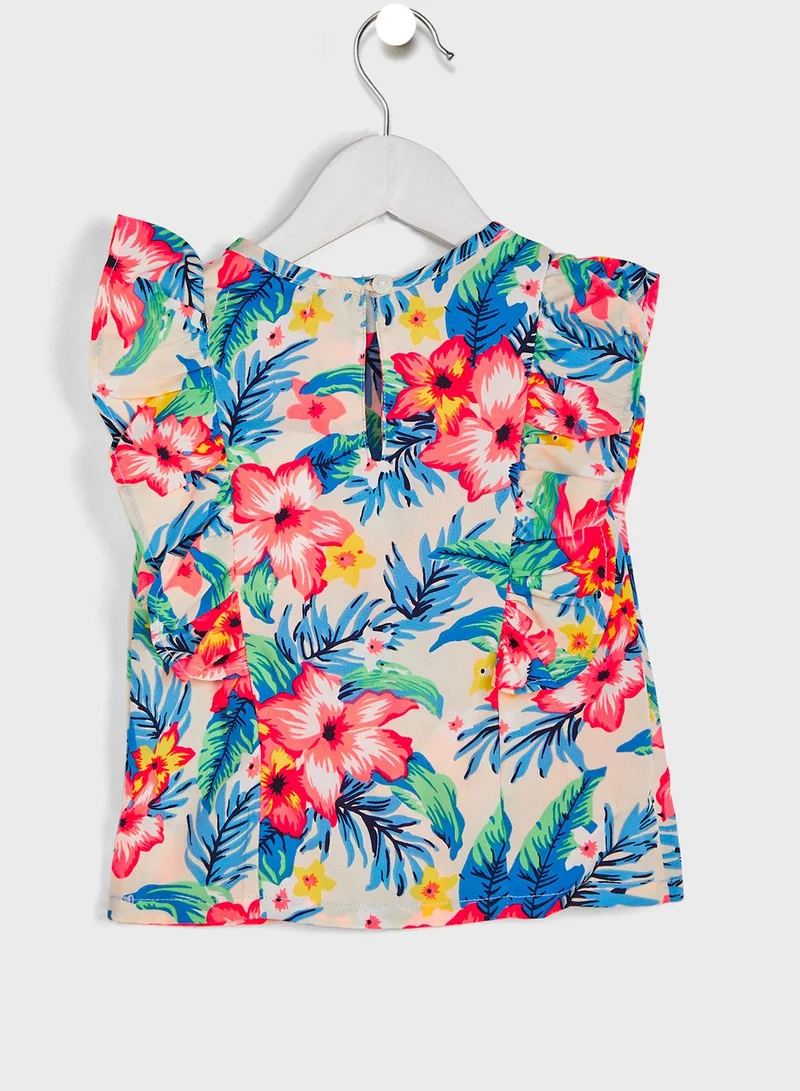Nautinati Printed Top With Shorts