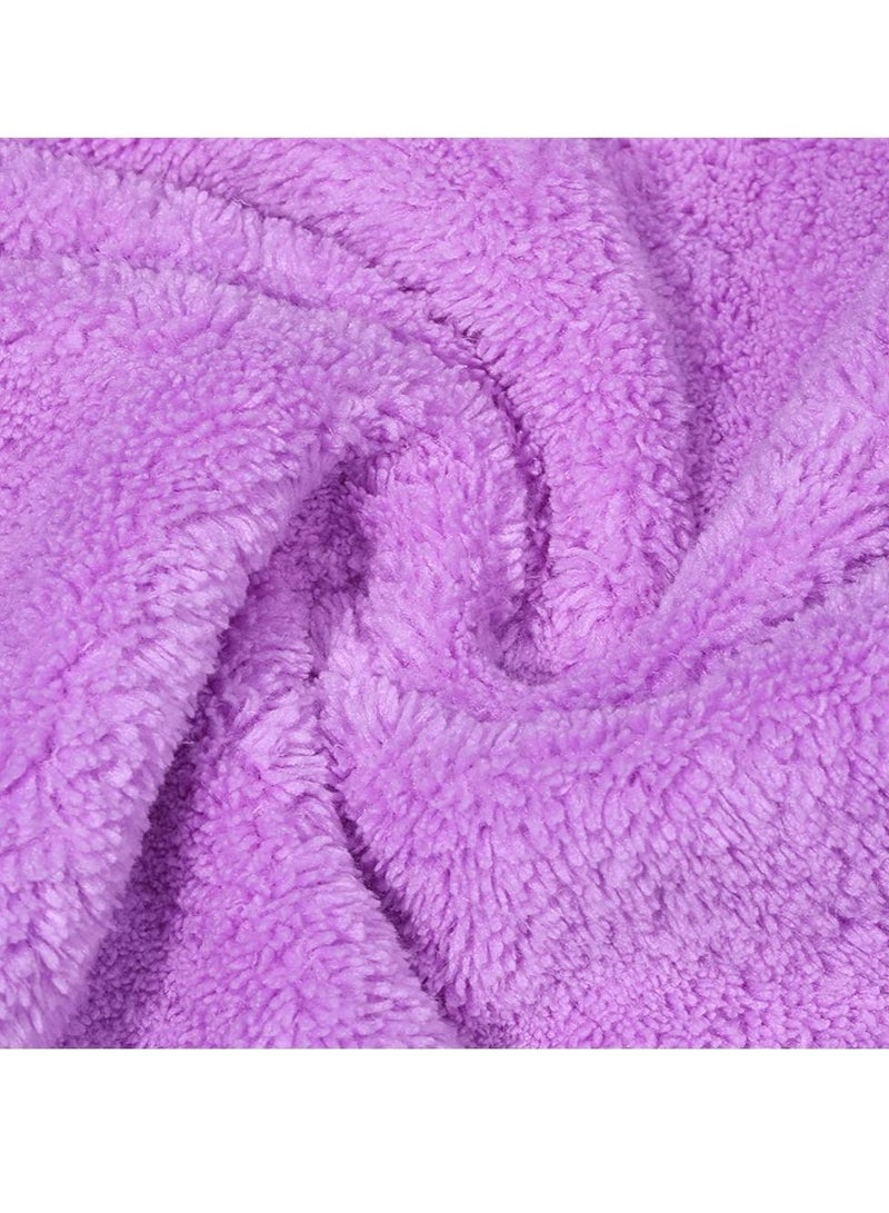 Microfiber Hair Towel for Women Anti Frizz, Fast Drying Microfiber Hair Towel Wrap for Women Wet Curly Long Hair - Image 2