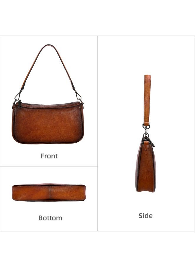 آي سوي حقيبة كروس بودي هوبو وحقيبة ساتشل صغيرة من الجلد من إيزوي للنساء - محفظة بنية متعددة الاستخدامات - Image 3