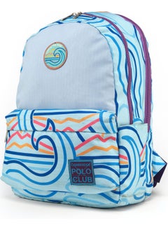 Cambridge Polo Club Wave Unisex Children's Primary School Bag with Double Main Compartment  - Image 3