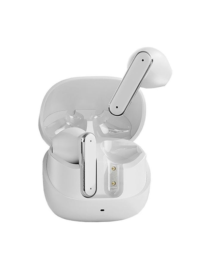 سماعات الرأس اللاسلكية ، سماعات الرأس Bluetooth الرياضية مع شاشة عرض رقمية ، تخفيض الضوضاء ، عمر بطارية طويل ، سماعات الرأس اللاسلكية داخل الأذن ، سماعات الأذن الثقيلة ، سماعات الأذن اللاسلكية الحقيقية ، ENC ، مكالمات واضحة ، سماعات الرأس الخفيفة الوزن ، IPX5 مقاومة للماء ، أبيض - Image 1